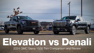 2024 GMC Sierra 1500 Model Comparison | Elevation vs. Denali