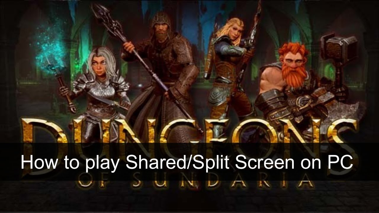 How to play Dungeons of Sundaria Split Screen on PC with Mouse & Keyboard and Controllers
