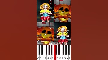 Poppy Playtime 3 Show something COMPARISON by CuteBird (@Opilasokewt) - Octave Piano Tutorial