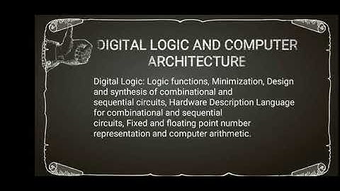 Digital logic || trb polytechnic exam computer science digital logic full syllabus explanation