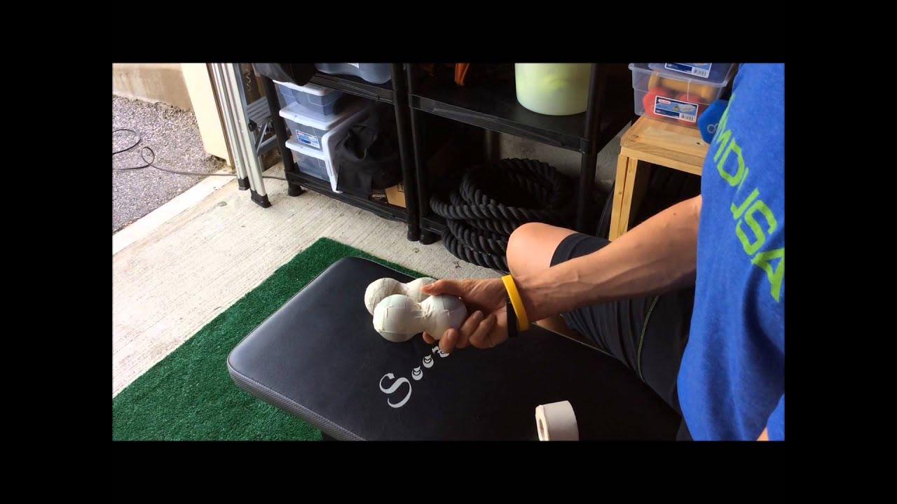 How to Make a Peanut from Two (2) Lacrosse Balls YouTube