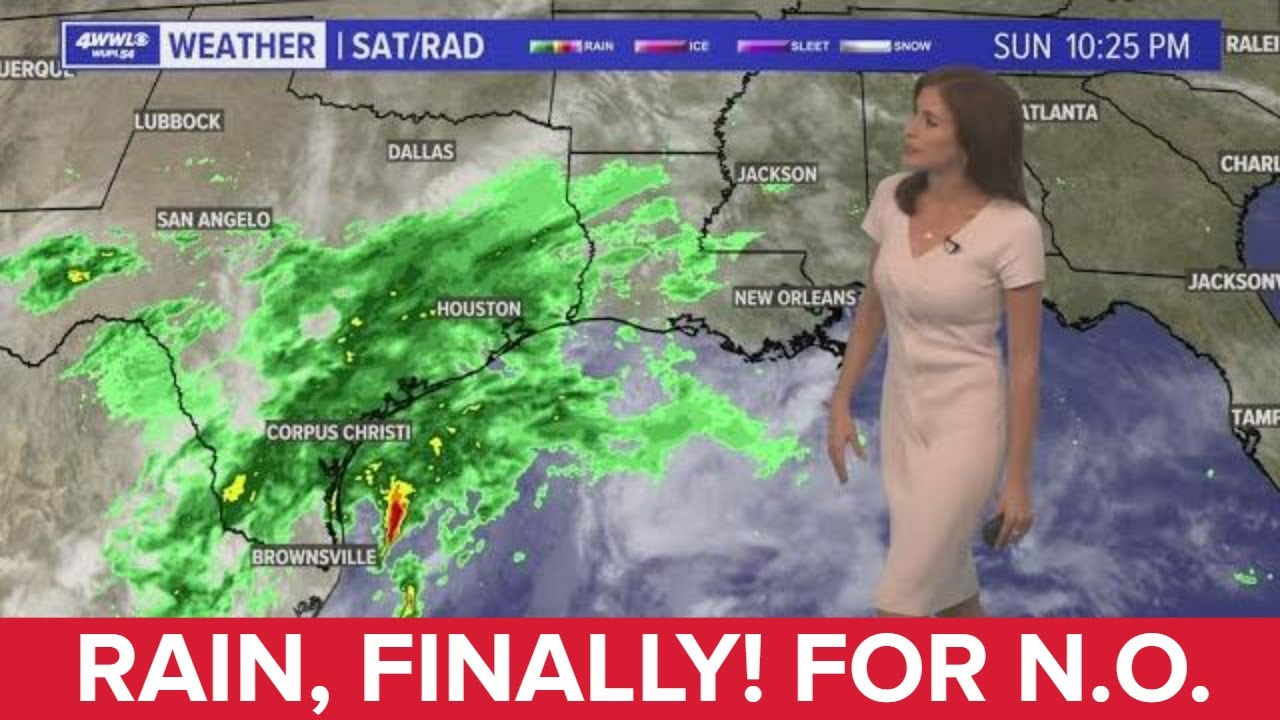 New Orleans Weather: Heavy rain could put dent in drought - YouTube