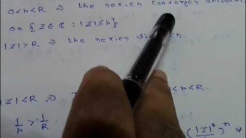 power Series of Complex numbers and Cauchy-Hadamard Theorem