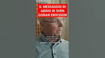 L'ADDIO DEL GRANDE SVEN GORAN ERIKSSON! thumbnail