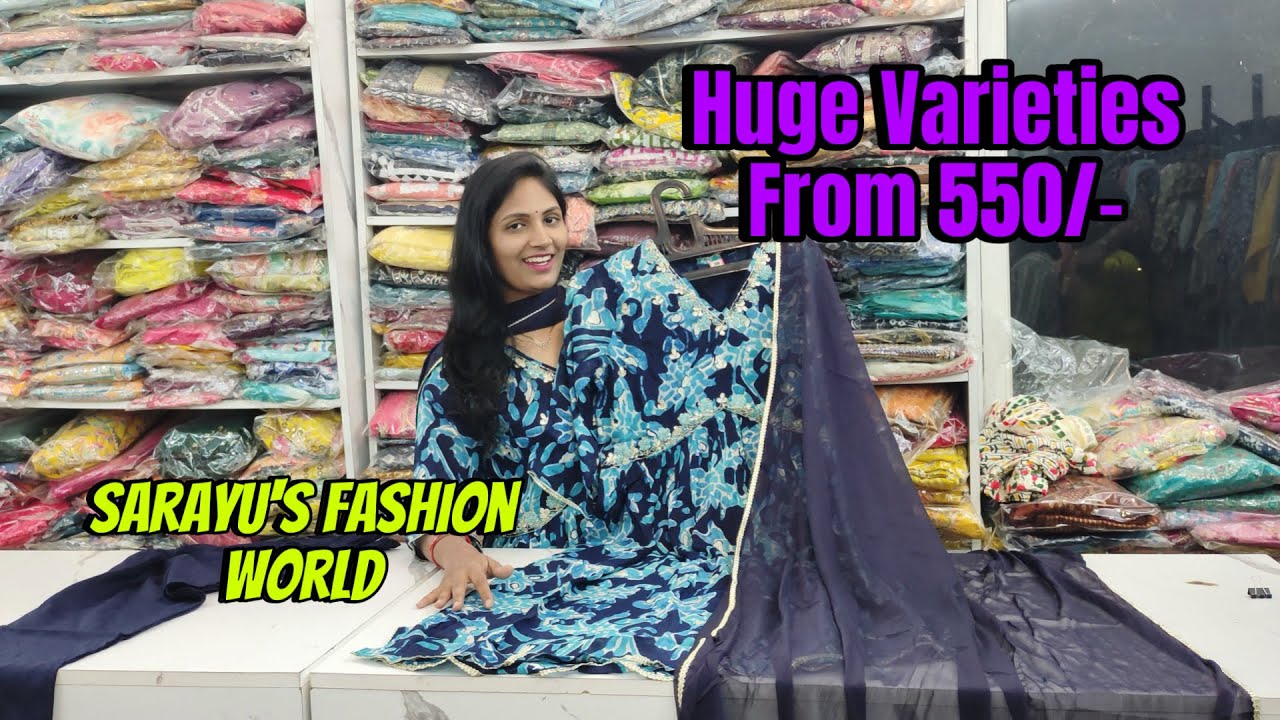 Most trending designer dresses Kurtis all varieties of dresses I Sarayu's Fashion World I