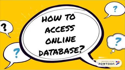 UTM Library E-Guide: How to Access Online Databases