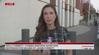 Molly Corbett, Thomas Martens handed new sentences for 2015 killing of Jason Corbett in Davidson Cou