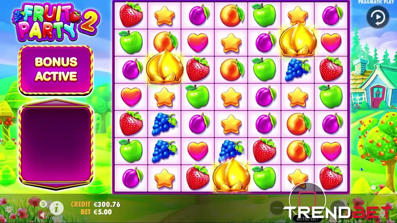 Fruit Party 2 Slot Oyununda Kazancınızı TrendBet İle Katlayın ! - YouTube
