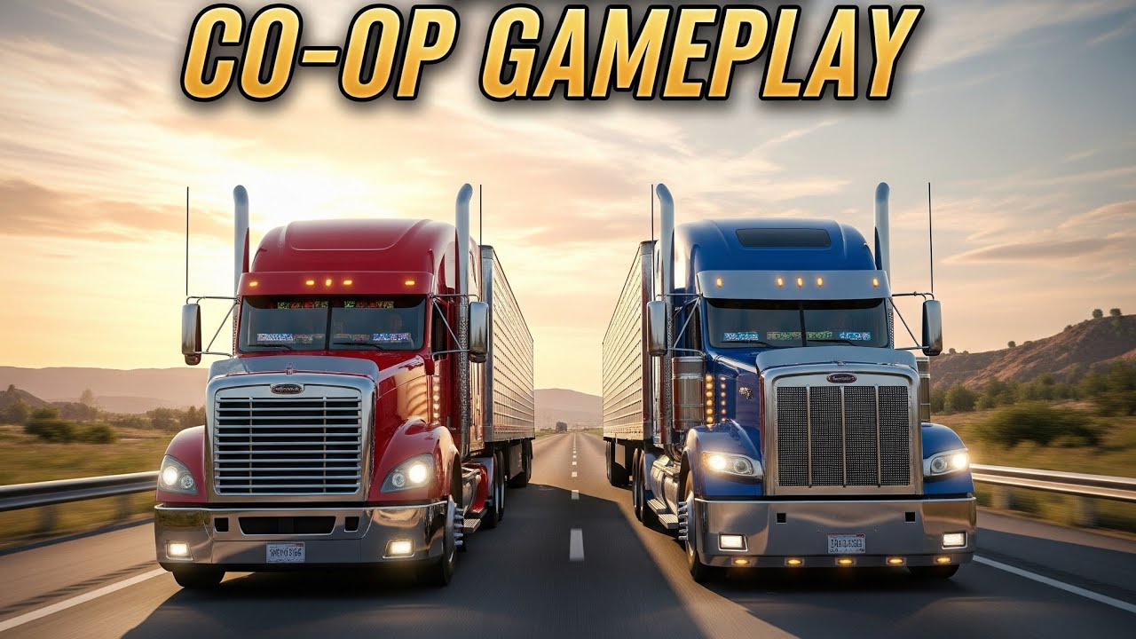 Trucking Across America with Friends! | ATS Co-Op Multiplayer - YouTube