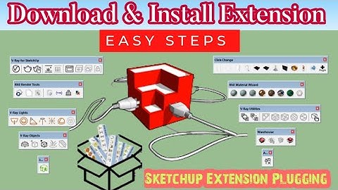 How to Download and INSTALL EXTENSIONS in SketchUp | Extensions Every Architect Should Know |