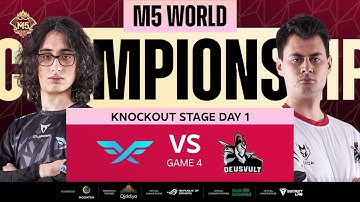 ENG M5 Knockouts Day 1  FF vs DEVU  Game 4