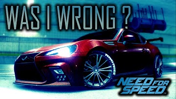NEED FOR SPEED 2015 | WAS I WRONG? | TOYOTA GT86 BUILD