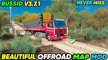 Offroad map mod for Bus simulator Indonesia||bussidv3.7.1||#forestmapmod #offroadmapmod #viralvideo