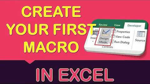 How to Create Your First Macro Button in Excel – Beginners Tutorial