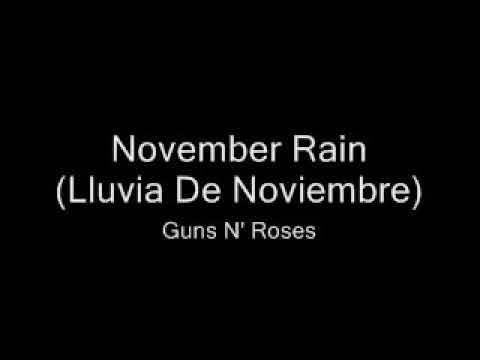 November rain (letra subtitulada)