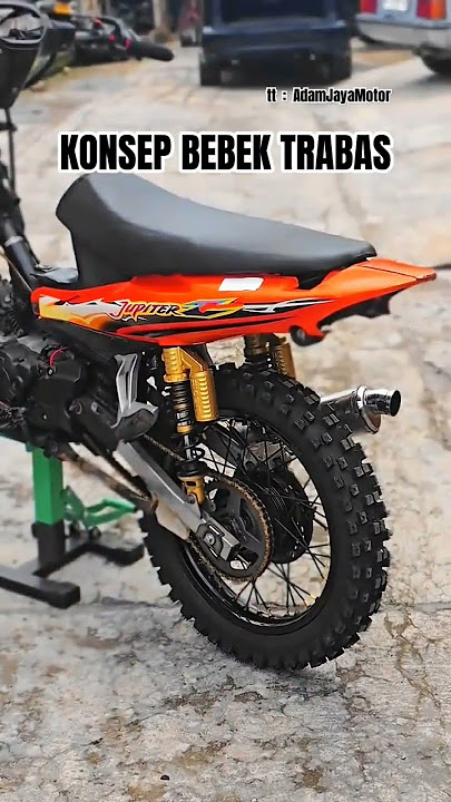 Modifikasi Motor trail jupiter z #trabas #motorcustom #trailadventure