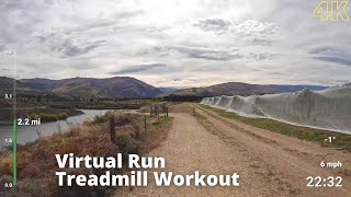 Bannockburn Vineyard Virtual Run | Virtual Running Videos Treadmill Workout Scenery