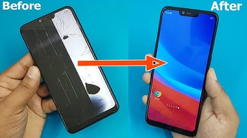 Destroyed Phone Restoration - OPPO A3s / A5s / Realme C2 LCD Display Touch Screen Digitizer Replace