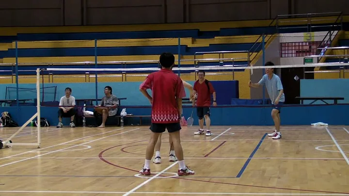 Singapore Social Badminton Aman Sentosa 2010