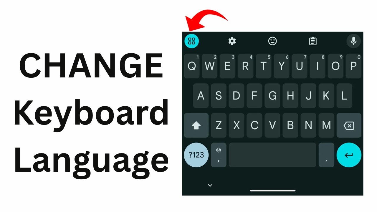 How To Change Keyboard Language - YouTube