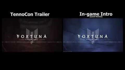 Warframe Fortuna Intro Comparison [TennoCon vs Launch Version]