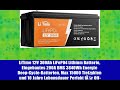 LiTime 12V 300Ah LiFePO4 Lithium Batterie, Eingebautes 200A BMS 3840Wh Energie