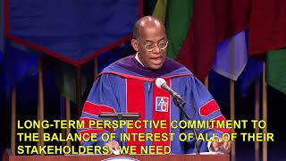 Roger W. Ferguson, Jr. Commencement Address for American University Kogod School of Business