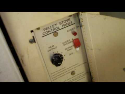 Whitfield Pellet Stove Operating - YouTube