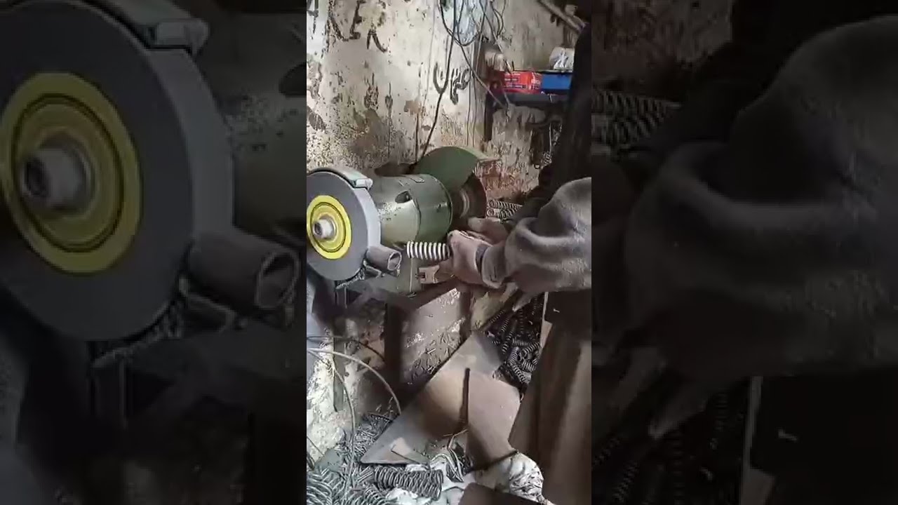 How to make motorcycle shock spring ) How Bike Shock Spring Are Made in Local Factory With Hafiz Bha