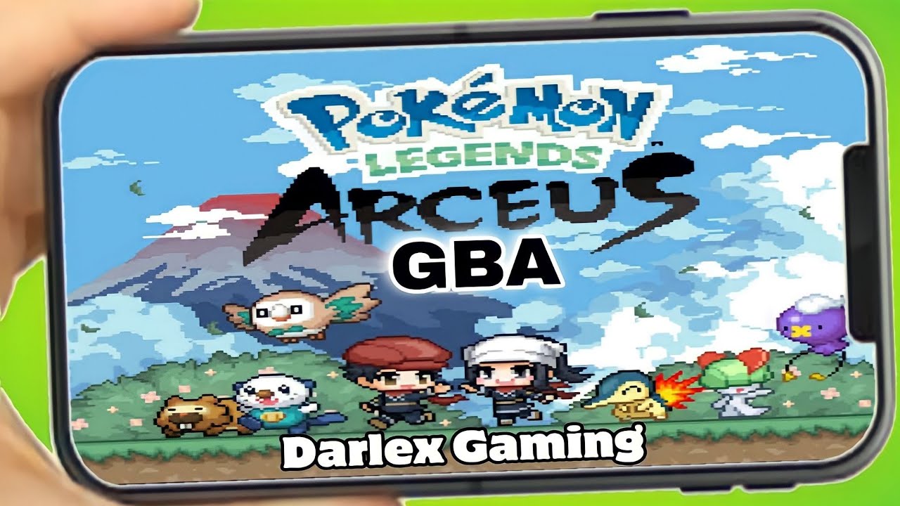 Joguei Pokémon Legends Arceus PT-BR GBA Pra Celular FEITO