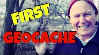 GRANDPA FINDS FIRST GEOCACHE!