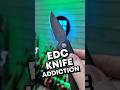 EDC KNIFE ADDICTION!!! #edc #knife #fun #sharp #dangerous