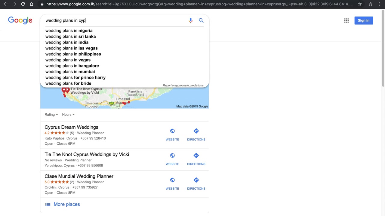 Hyperlocal Seo Showcase Ranking For Youareclase Com Cyprus Lebanon
