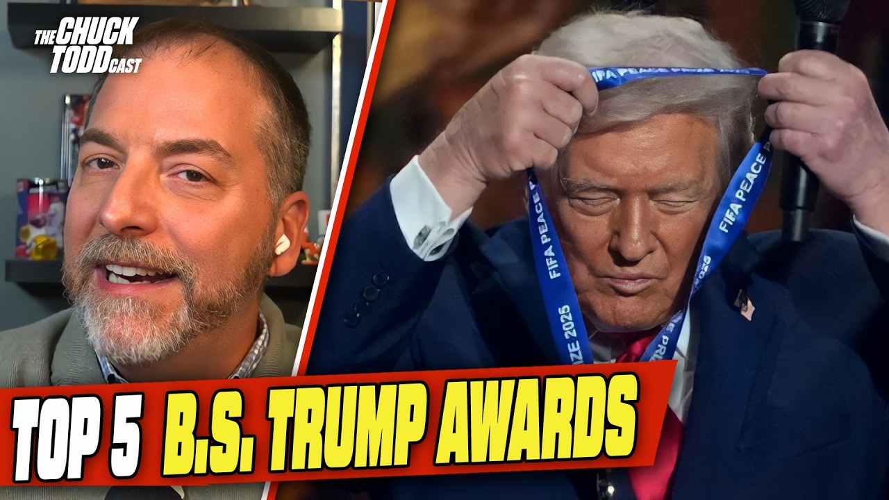 Top 5 Most ABSURD Awards Created To Soothe Trump’s Ego | Chuck Todd Politics Podcast