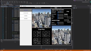 Image Analysis Software made in visual Studio 2017 with Winforms Visual C++ and OpenCV C++