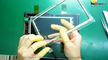 Instruction for how to attach the Capacitive Touch Panel to TFT Display Module
