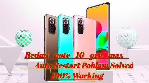 How To Fix auto Restart problem Redmi Note 10 Pro Max ...... only CPU Reballing