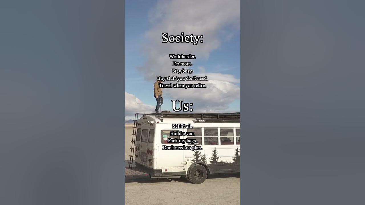 Sell it all and build a bus. #bringbackmysmile #skoolie #singersongwriter