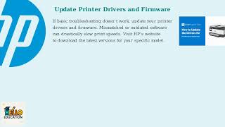 Speed Up Your HP Printer  Quick Fixes for Slow Printing Problems