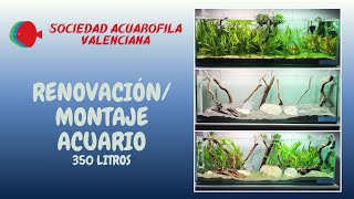 RENOVACIÓN - MONTAJE DE ACUARIO. Sociedad Acuariofila Valenciana