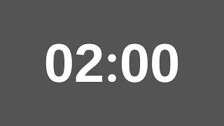 2 Minute Timer - 120 Second Countdown