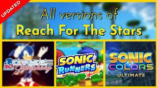 Sonic  ALL VERSIONS of REACH FOR THE STARS (29 tracks) [UPDATED]