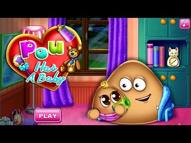 Pou Kissing Game - Online Pou Games for Little Kids - Pou Game Full Episode  