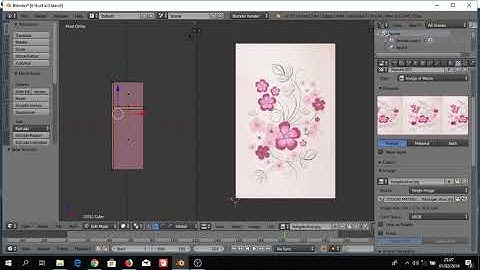 cara texturing dan memberi material pada sebuah objek menggunakan aplikasi blender