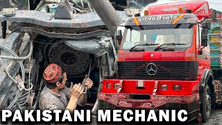 Inside Mercedes Truck Clutch Problem 🛠️🚚 Solved with Basic Tools