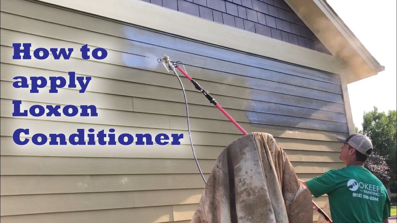 How to Condition Cement Siding - YouTube