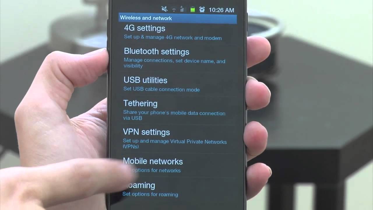 Just Show Me How To Set Roaming Options On Your Android Phone YouTube