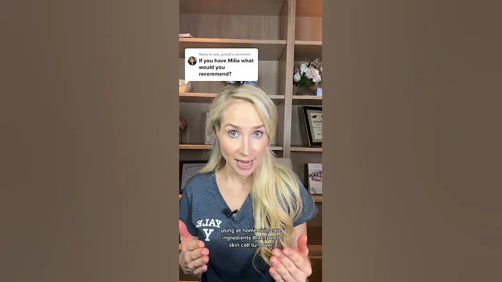 Get rid of milia like a dermatologist #shorts