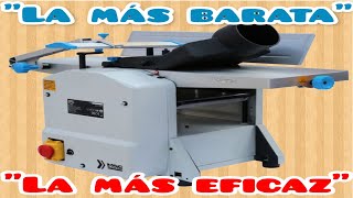 La REGRUESADORA más BARATA del mercado. Cepilladora-Regruesadora Mac  Allister - YouTube