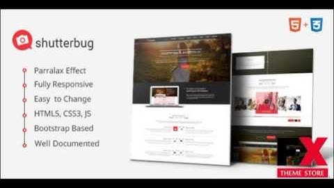 Preview Shutterbug Multipurpose HTML Template TFx